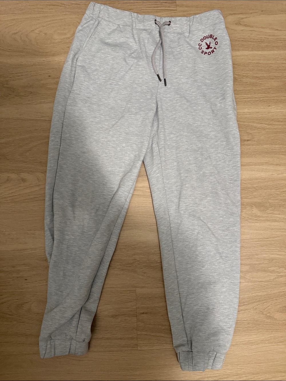 CC Double O Sport women’s Gray Sweatpants with Drawstring